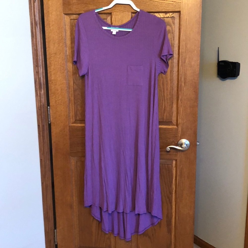 Lularoe Grape Soft & Stretchy Rayon/Spandex Carly